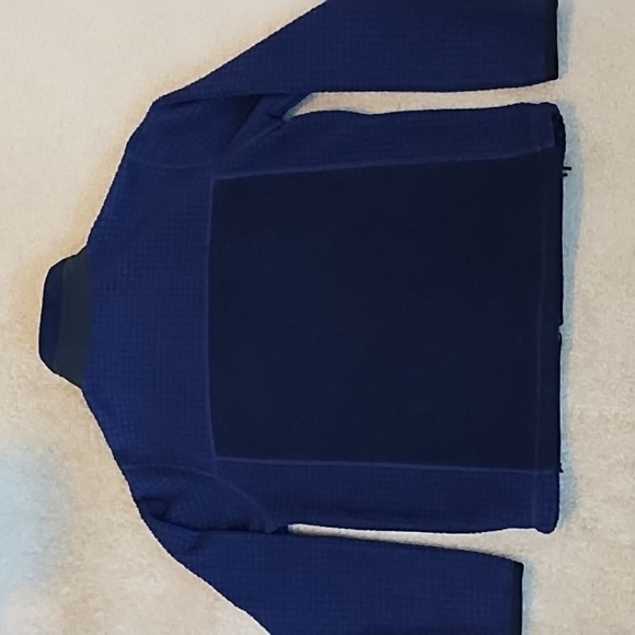 LL Bean Fleece Jacket Women's Size Medium Car Coat Medium Weight Navy Blue - Picture 5 of 8